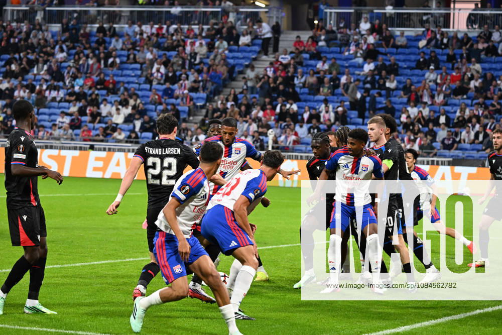 Football : Olympique Lyonnais v Crystal Palace - UEFA Europa League 15 10 2026 Corentin TOLISSO of Lyon scoring goal during the second leg of the UEFA Europa League 2025 26 quarter-final between Olympique Lyonnais and Crystal Palace , England, at the Groupama Stadium in Décines-Charpieu, Lyon, on October 15, 2026 LYONFrance