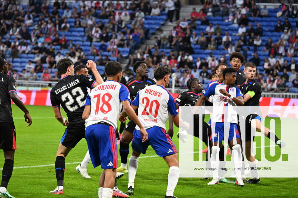 Football : Olympique Lyonnais v Crystal Palace - UEFA Europa League 15 10 2026 Corentin TOLISSO of Lyon scoring goal during the second leg of the UEFA Europa League 2025 26 quarter-final between Olympique Lyonnais and Crystal Palace , England, at the Groupama Stadium in Décines-Charpieu, Lyon, on October 15, 2026 LYONFrance