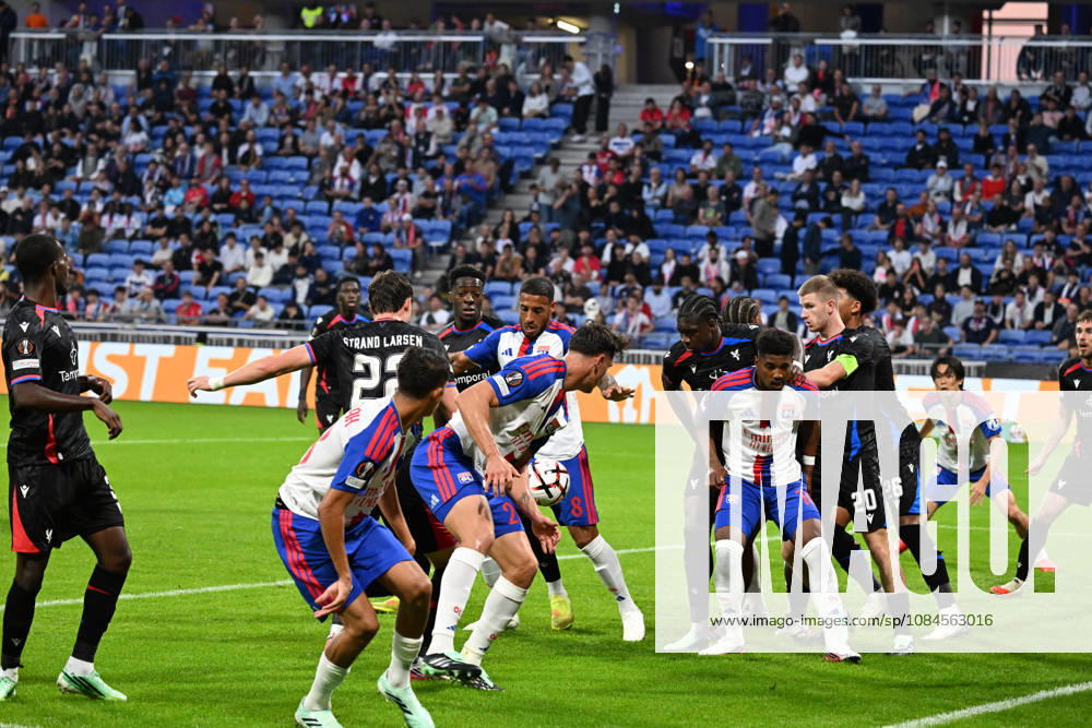 Football : Olympique Lyonnais v Crystal Palace - UEFA Europa League 15 10 2026 Corentin TOLISSO of Lyon scoring goal during the second leg of the UEFA Europa League 2025 26 quarter-final between Olympique Lyonnais and Crystal Palace , England, at the Groupama Stadium in Décines-Charpieu, Lyon, on October 15, 2026 LYONFrance