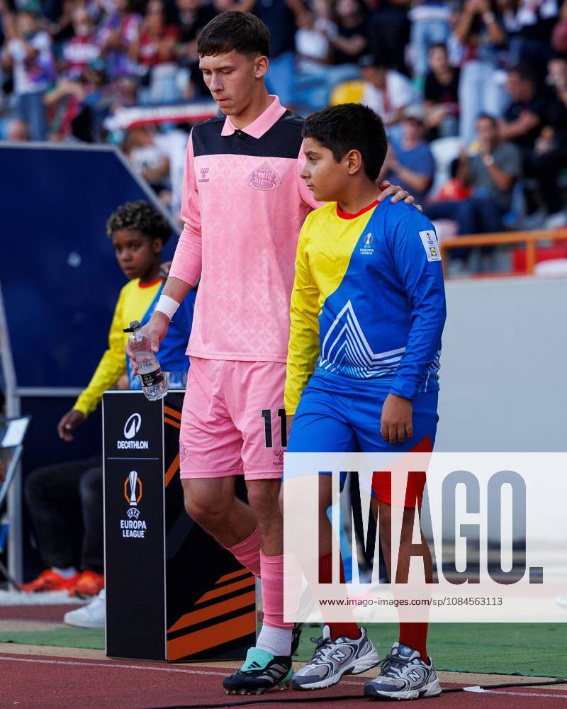 Chris Rigg of Sunderland walks out of the Estadio Dr. Magalhaes Pessoa Torreense v Sunderland, UEFA Europa League, Football, Estadio Dr. Magalhaes Pessoa, Leiria, Portugal - 15 Oct 2026Leiria Estadio Dr. Magalhaes Pessoa Portugal