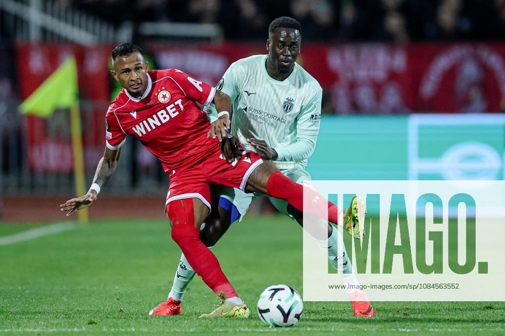 Football - UEFA Conference League - Round 1 - PFC CSKA Sofia - AS Monaco - 15.10.2026 Jordan Teze, 4 of AS Monaco FC during UEFA Conference League - Round 1 match between PFC CSKA Sofia and AS Monaco at Vasil Levski Stadium in Sofia, Bulgaria, on October 15th, 2026 in Sofia, Bulgaria. Bulgaria