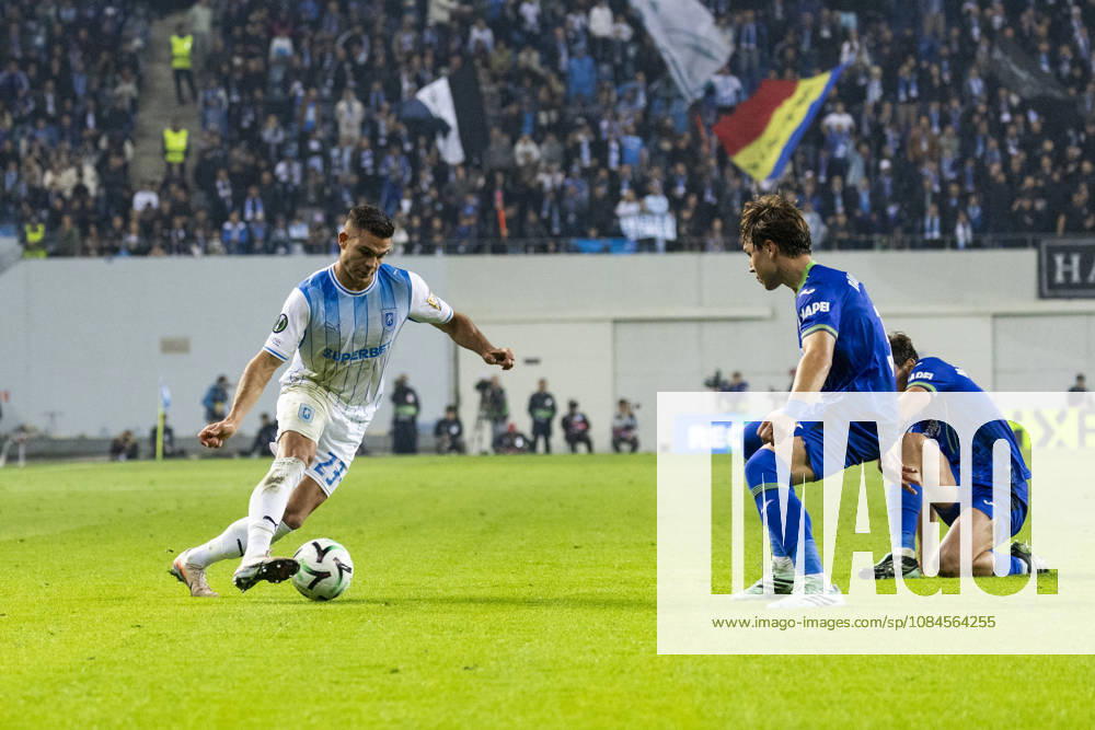 UEFA Conference League 2026, League phase, Matchday 1 Universitatea Craiova vs Getafe, Ion Oblemenco Stadium, Craiova,Romania 23 Samuel Teles dribbles the opponent in speed
