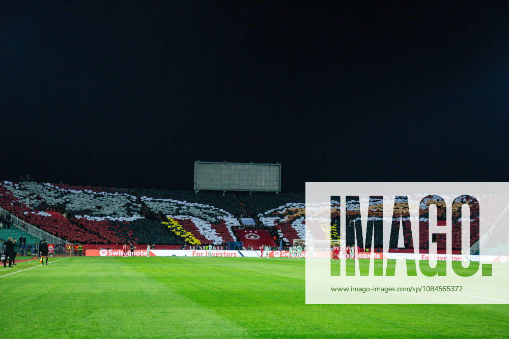 SOCCER - UEFA Conference League - CSKA vs. AS Monaco Photo by IPA ABACAPRESS.COM89724070 - CSKA fans choreography during the UEFA Conference League match between PFC CSKA and AS Monaco at Vasil Levski National Stadium in Sofia, Bulgaria, on October 15, 2026 Sofia Bulgaria