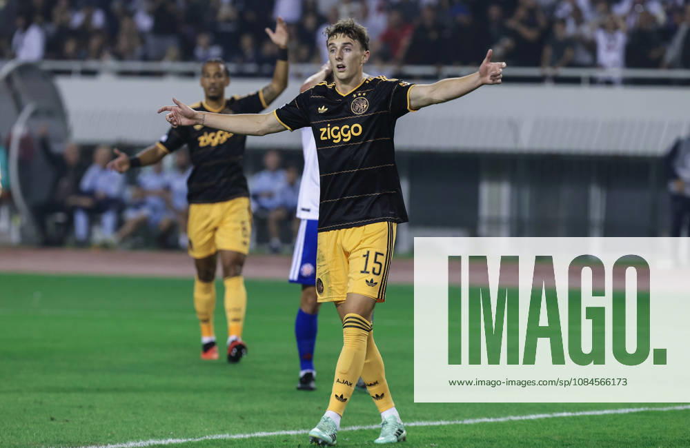 UEFA Conference League HNK Hajduk Split v AFC Ajax Youri Baas of Ajax reacts during the UEFA Conference League 2026 27 League Phase MD1 match between HNK Hajduk Split and AFC Ajax at Stadion Poljud on October 15, 2026 in Split, Croatia. IvoxCagalj PIXSELL