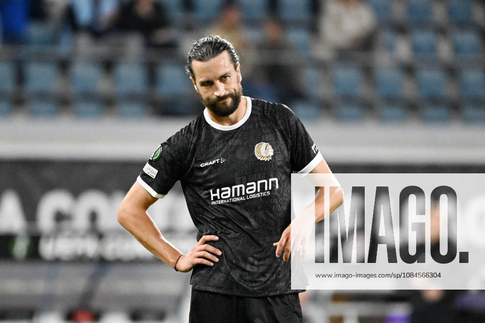 AA Gent vs Aarhus Christian Burgess of KAA Gent looks dejected during Matchday 2 in the 2026-2027 Uefa Conference League season - league phase between AA Gent and AGF Aarhus on October 15 , 2026 in Gent, Belgium. (Photo by Maarten Straetemans Isosport) Gent Belgium