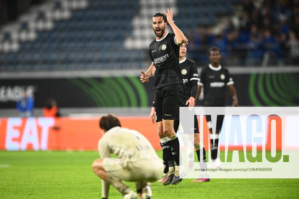 KAA Gent v AGF Aarhus - UEFA Conference League GENT, BELGIUM - OCTOBER 15 : Burgess Christian defender of KAA Gent screams out his frustration during the UEFA Conference League 2026 27 League Phase matchday 1 match between KAA Gent and AGF Aarhus on October 15, 2026 in Gent, Belgium, 15 10 2026 Gent Belgium