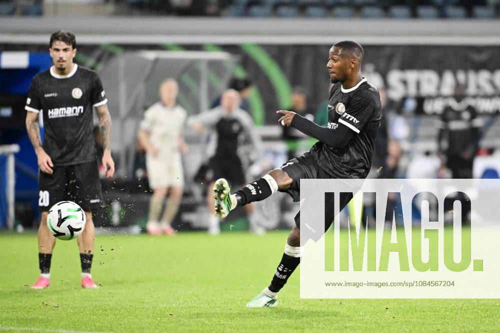 AA Gent vs Aarhus Michel-Ange Balikwisha of KAA Gent is pictured in action with the ball during Matchday 2 in the 2026-2027 Uefa Conference League season - league phase between AA Gent and AGF Aarhus on October 15 , 2026 in Gent, Belgium. (Photo by Maarten Straetemans Isosport) Gent Belgium