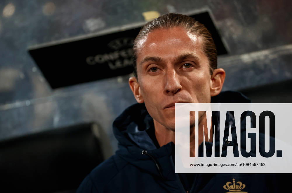 CSKA vs AS Monaco - UEFA Conference League SOFIA, BULGARIA-OCTOBER 15: Filipe Luis Head Coach of AS Monaco pose during the UEFA Conference League - League Phase, Matchday 1 between teams of CSKA and AS Monaco at Vasil Levski National Stadium in Sofia, Bulgaria, 15 October 2026. Borislav Troshev Anadolu Sofia Bulgaria. Editorial use only. Please get in touch for any other usage.