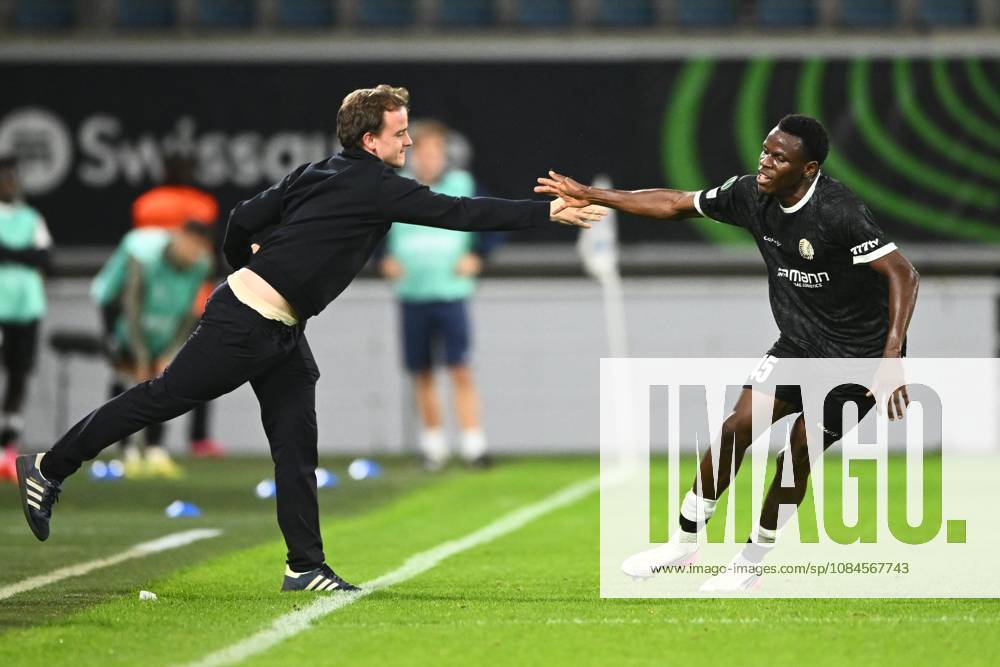 KAA Gent v AGF Aarhus - UEFA Conference League GENT, BELGIUM - OCTOBER 15 : Goore Hyllarion Bi forward of KAA Gent celebrates scoring a goal during the UEFA Conference League 2026 27 League Phase matchday 1 match between KAA Gent and AGF Aarhus on October 15, 2026 in Gent, Belgium, 15 10 2026 Gent Belgium