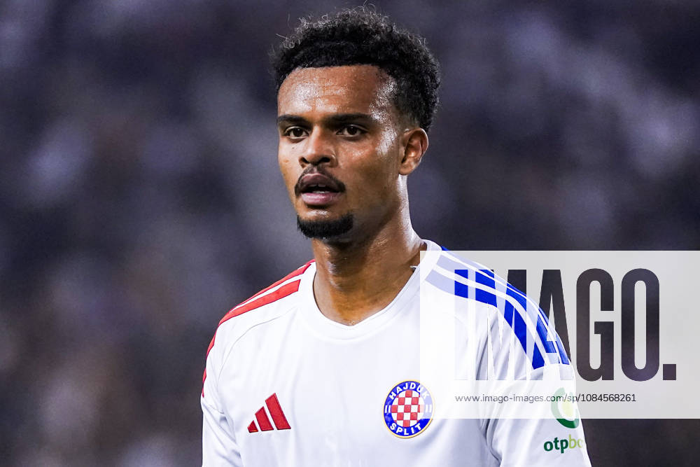 Fussball: Kroatien: UEFA Conference League 2026 2027 - 1. Runde, 15.10.2026 - HNK Hajduk Split vs. AFC Ajax Amsterdam - Stadion Poljud (Split, Kroatien); Mathieu Acapandie (Hajduk Split)