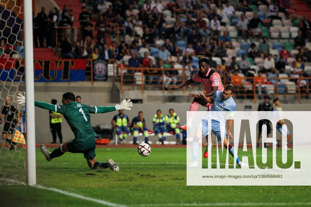 Jules Ahoka of Sunderland shoots and scores Torreense v Sunderland, UEFA Europa League, Football, Estadio Dr. Magalhaes Pessoa, Leiria, Portugal - 15 Oct 2026Leiria Estadio Dr. Magalhaes Pessoa Portugal