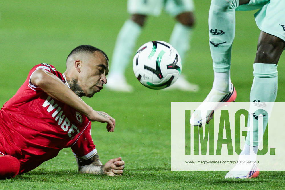 IPA89727188 - CSKA s Max Ebong in action during the UEFA Conference League match between PFC CSKA and AS Monaco at Vasil Levski National Stadium in Sofia, Bulgaria, on October 15, 2026