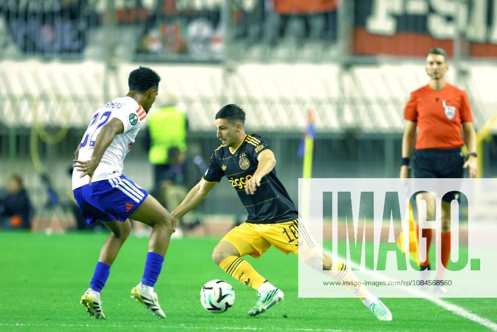 SPLIT, 15 10-2026, Poljud Stadium , season 2026 2027 , UEFA Conference League Football . Match between Hajduk Split and Ajax. Picture shows Oscar Gloukh Hajduk Split - Ajax x208452993x