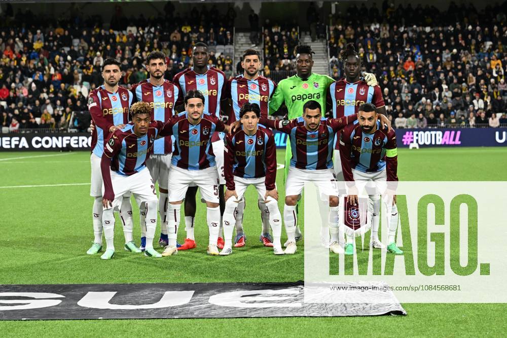 KuPS Kuopio v Trabzonspor - UEFA Conference League TAMPERE, FINLAND - OCTOBER 15: Trabzonspor s players pose for a photo ahead of the UEFA Conference League Week 1 match between KuPS Kuopio and Trabzonspor at Tammelan Stadium, on October 15, 2026 in Tampere, Finland. Hasan Tascan Anadolu Tampere Finland. Editorial use only. Please get in touch for any other usage.