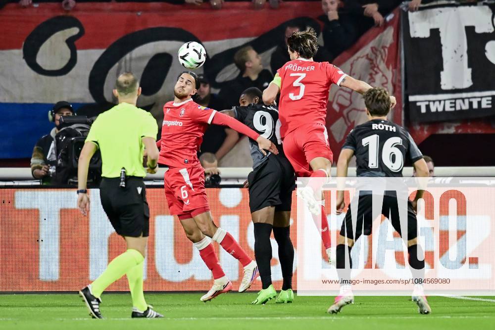 ENSCHEDE , 15Ã10-2026 , Stadium Grolsch Veste , season 2026 2027 , UEFA Conference League football , match between FC Twente and FC Thun , picture shows FC Twente player Ramiz Zerrouki Twente - Thun x208453439x