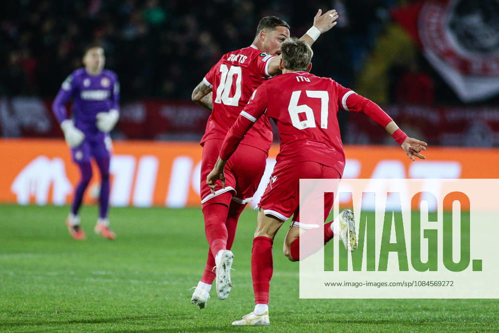 SOCCER - UEFA Conference League - CSKA vs. AS Monaco Photo by IPA ABACAPRESS.COM89727550 - CSKA s Joel Zwarts celebrates after scoring during the UEFA Conference League match between PFC CSKA and AS Monaco at Vasil Levski National Stadium in Sofia, Bulgaria, on October 15, 2026 Sofia Bulgaria