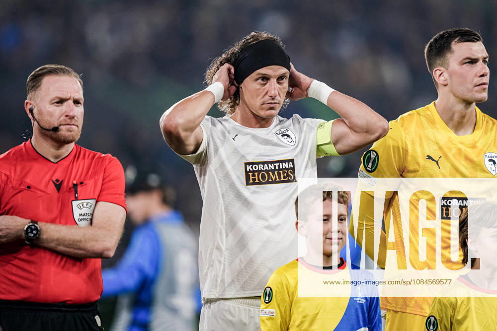 David Luiz of Pavos FC during the UEFA Conference League 2026 27 league phase football match between Atalanta BC and Pafos FC at Stadio di Bergamo on October 15, 2026 in Bergamo, Italy