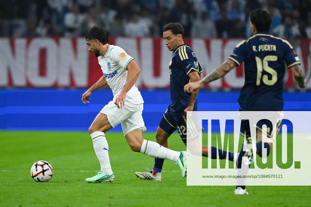 Neal Maupay (OM) - UEFA Europa League match between Olympique de Marseille and Olympiakos on October 15, 2026 at the CEPAC Velodrome Stadium in Marseille.