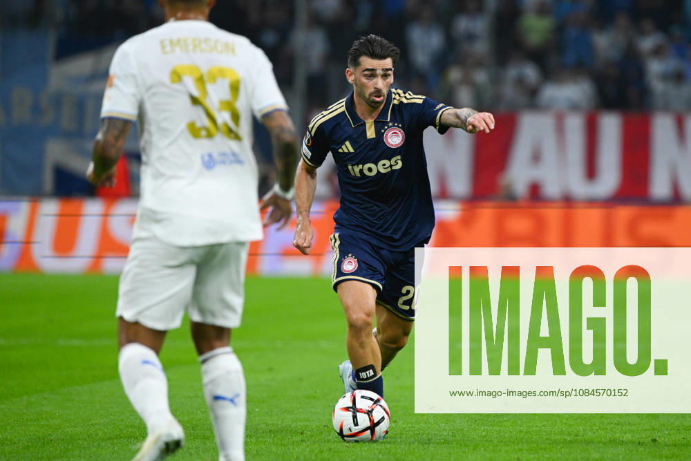 Jota Silva (Olympiakos) - UEFA Europa League match between Olympique de Marseille and Olympiakos on October 15, 2026 at the CEPAC Velodrome Stadium in Marseille.