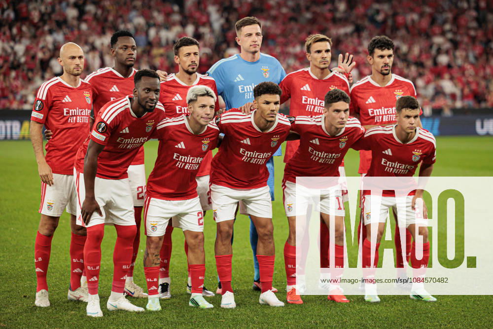 Team of Benfica seen during UEFA Europa League 2026 2027 league phase game between teams of SL Benfica and Celtic FC at Estadio Da Luz (Maciej Rogowski Ball Raw Images PT) Lisbon Estadio Da Luz Portugal