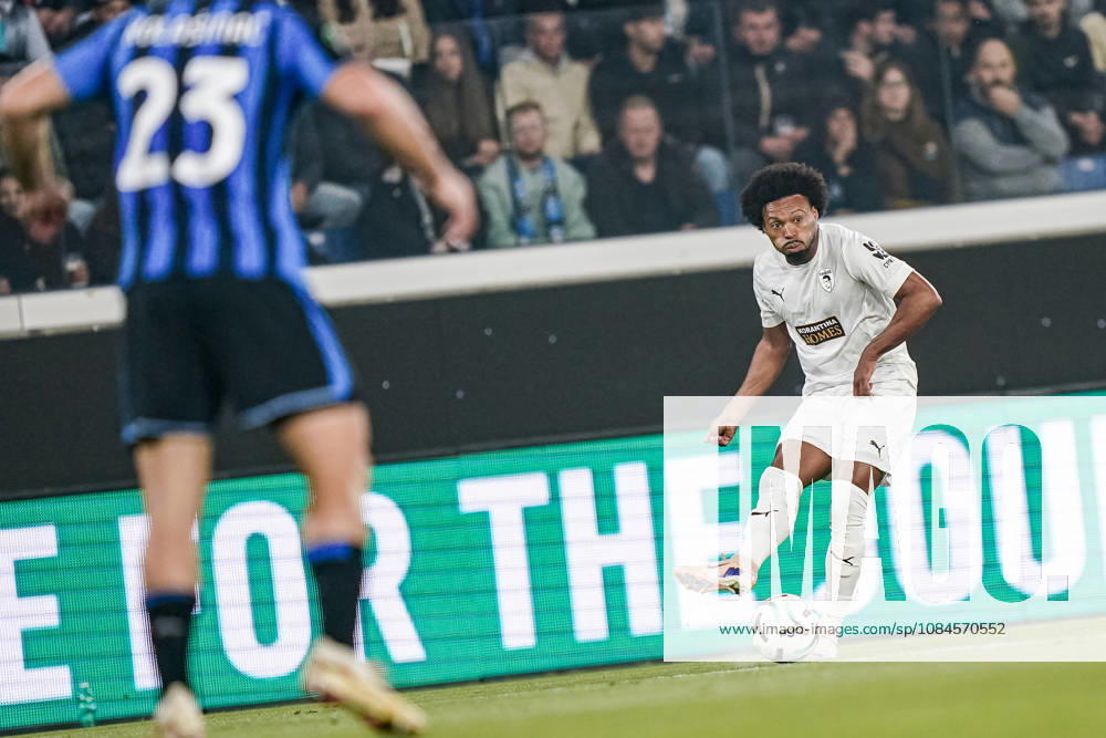 Bruno of Pavos FC during the UEFA Conference League 2026 27 league phase football match between Atalanta BC and Pafos FC at Stadio di Bergamo on October 15, 2026 in Bergamo, Italy