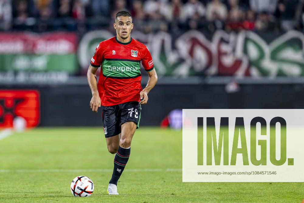 NIJMEGEN - N.E.C. Nijmegen defender Gabriel Brás during the UEFA Europa League match between N.E.C. and Levski Sofia at Stadion De Goffert on 15 October 2026 in Nijmegen, Nederland. (Photo by DeFodi Images) -