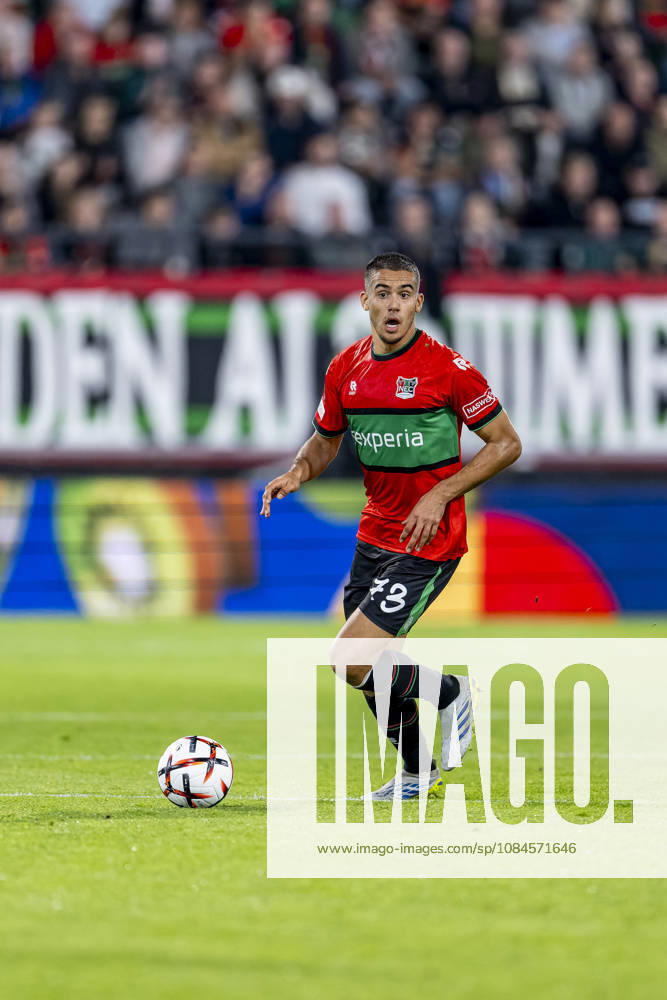 NIJMEGEN - NEC Nijmegen defender Gabriel Brás during the UEFA Europa League match between N.E.C. and Levski Sofia at Stadion De Goffert on 15 October 2026 in Nijmegen, Nederland. (Photo by DeFodi Images) -