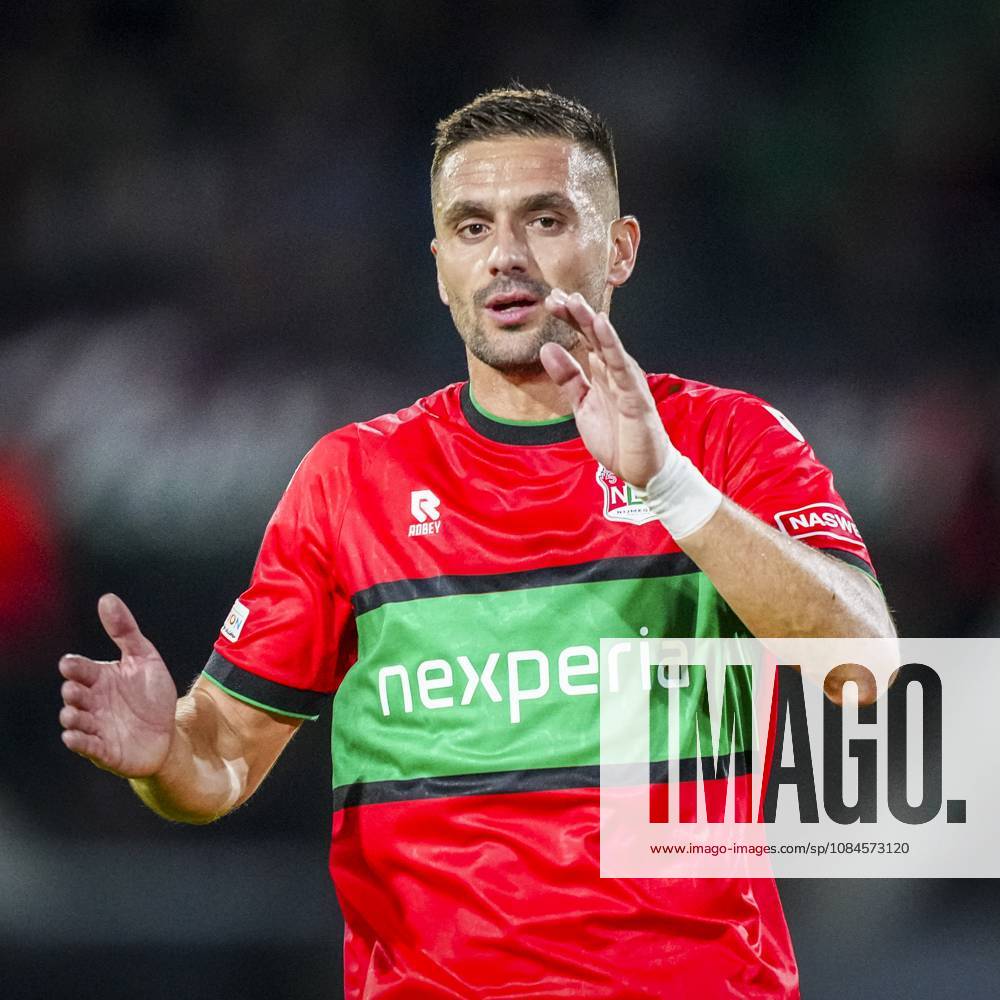 , Stadium De Goffert , season 2026 2027 , UEFA Europa League football , match between NEC Nijmegen and Levski Sofia , picture shows NEC Nijmegen player Dusan Tadic NEC - Levski Sofia x208456354x
