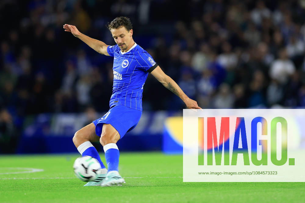 15th October 2026; American Express Stadium, Brighton, England; UEFA Conference League Football, Brighton and Hove Albion versus Kauno Zalgiris; Olivier Boscagli of Brighton and Hove Albion ChrisxRoll