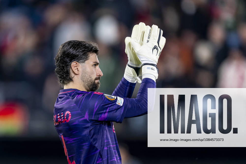 NIJMEGEN - NEC Nijmegen goalkeeper Gonzalo Crettaz during the UEFA Europa League match between N.E.C. and Levski Sofia at Stadion De Goffert on 15 October 2026 in Nijmegen, Nederland. (Photo by DeFodi Images) -