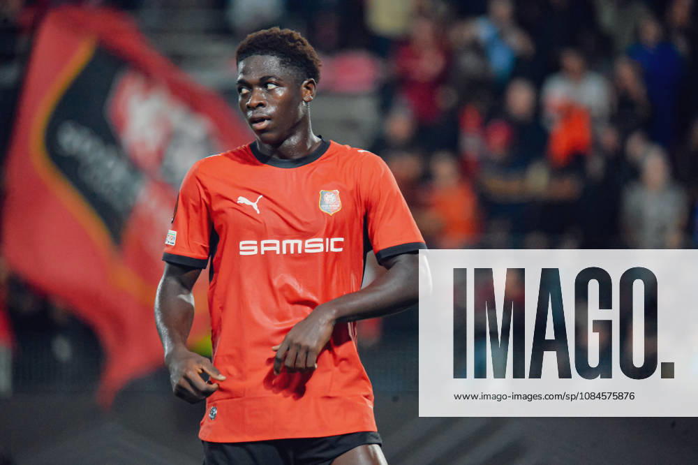 Joie des joueurs du Stade Rennais aprés le but de Mahamadou Nagida (Stade Rennais)