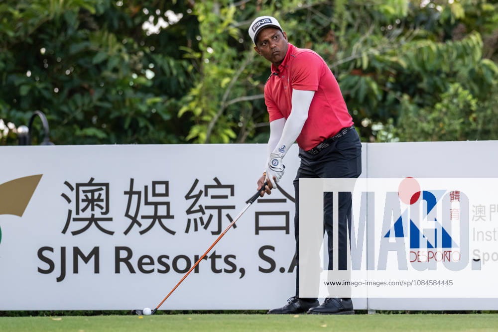 S.S.P. CHAWRASIA from India.Round 2 in the Macao Open Golf at Macau Golf & Country Club. Macau Open Golf Round 2 - ZUMAr144 20261016_zap_r144_010