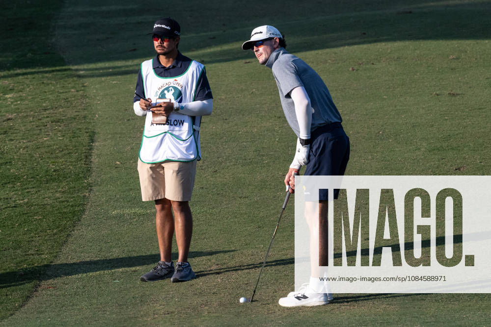 American, Austen TRUSLOW, finishes -10par putting him in tied 2nd place. Round 2 in the Macao Open Golf at Macau Golf & Country Club. Macau Open Golf Round 2 - ZUMAr144 20261016_zap_r144_104