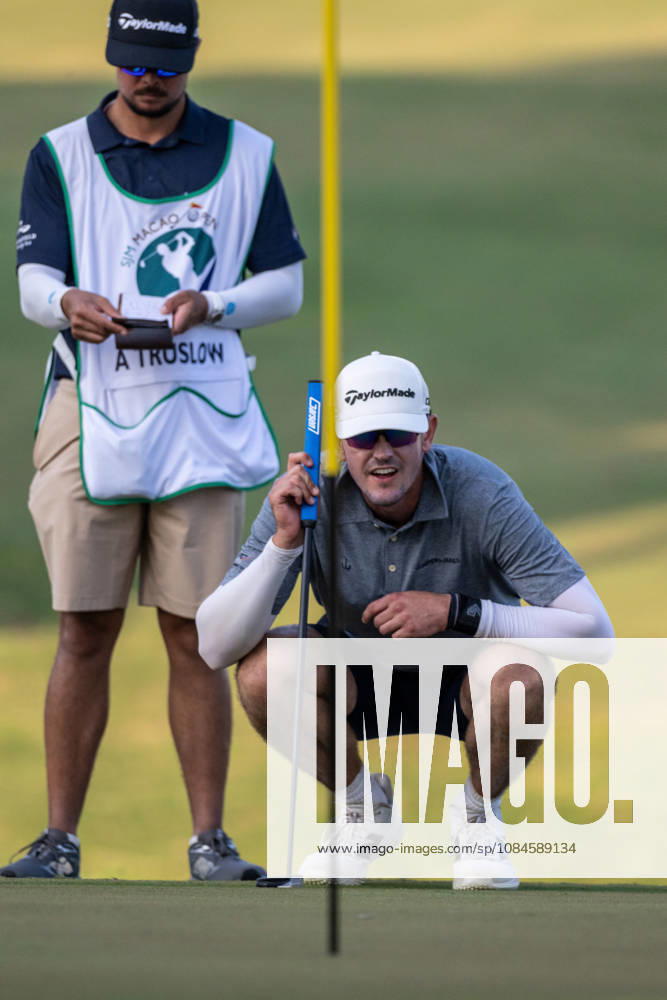 American, Austen TRUSLOW, finishes -10par putting him in tied 2nd place. Round 2 in the Macao Open Golf at Macau Golf & Country Club. Macau Open Golf Round 2 - ZUMAr144 20261016_zap_r144_106