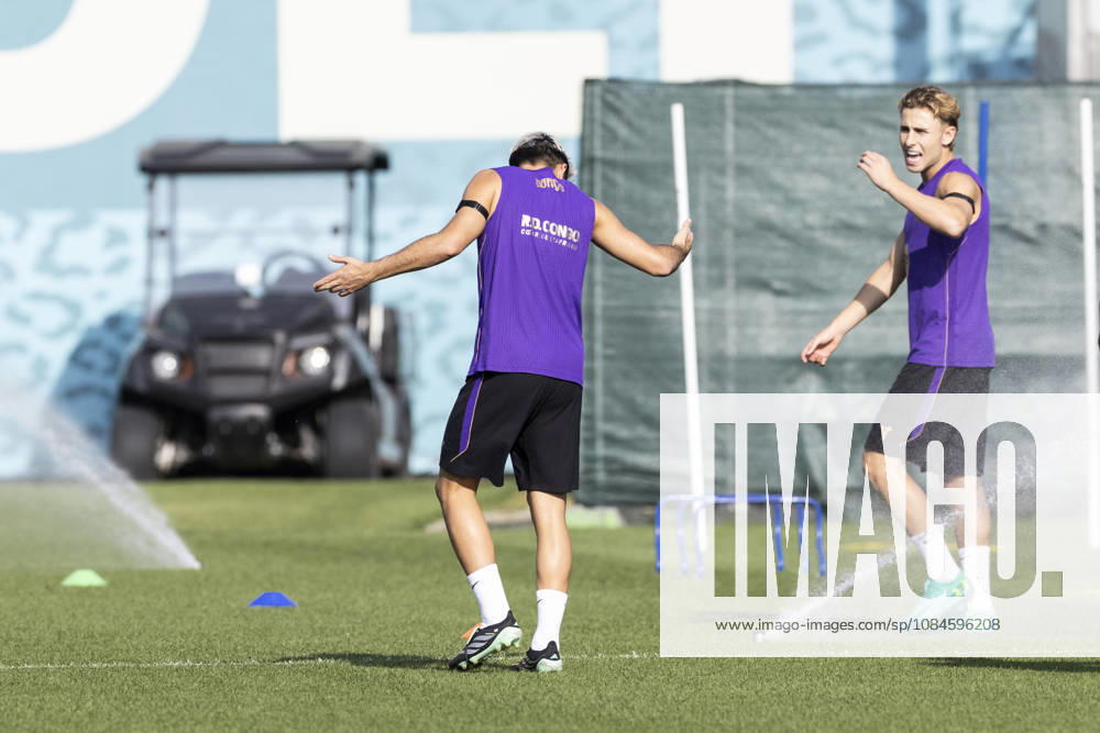 Pedri and Fermin Lopez during the training day of FC Barcelona, Barca ahead the Spanish League, Laliga EA Sports, football match against Real Betis at Ciudad Esportiva Joan Gamper on October 16, 2026 in Sant Joan Despi, Barcelona, Spain. FC Barcelona Training And press conference, PK, Pressekonferenz - LaLiga EA Sports - ZUMAa181 20261016_zaa_a181_040