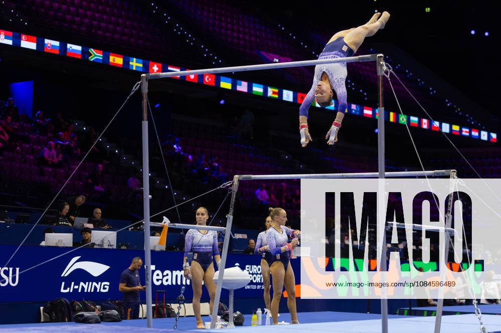 ROTTERDAM - The Dutch gymnasts during podium training at the World Gymnastics Championships in Ahoy Rotterdam. IRIS VAN DEN BROEK ANP ANPxSportx IVx 572627133 originalFilename: 572627133