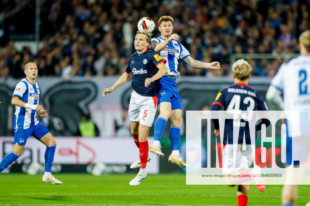 - Fußball, 2. Bundesliga 2026 27, Holstein Kiel - Hertha BSC: Noah Madsen (Holstein Kiel, 5), Sebastian Grönning Andersen (Hertha BSC, 17) DFL REGULATIONS PROHIBIT ANY USE OF PHOTOGRAPHS AS IMAGE SEQUENCES AND OR QUASI-VIDEO.