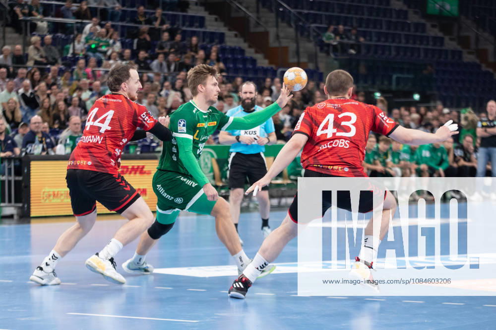 Handball, HBL2: SC DHfK Leipzig - ASV Hamm-Westfalen; 16.10.2026 Franz Semper (32, SC DHfK Leipzig). Handball, 2. Bundesliga, Saison 2026 2027, 8. Spieltag: SC DHfK Leipzig vs. ASV Hamm-Westfalen am 16.10.2026 in der Quarterback Immobilien Arena Leipzig.