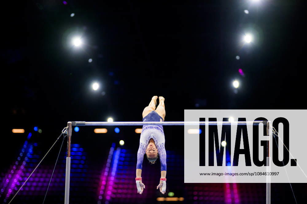Sanne Wevers of Netherlands at a women’s podium training session during day -1 of the 2026 Artistic Gymnastics World Championships on October 16, 2026 in Rotterdam. Photo: Joel Marklund BILDBYRÅN kod JM JM0858 bbeng artistisk gymnastik artistic gymnastics gymnastik-vm vm artistic gymnastics world championships dam