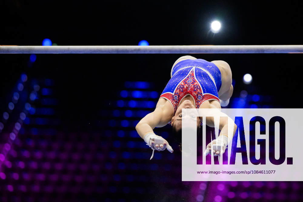 Barbora Kundrat of Slovakia at a women’s podium training session during day -1 of the 2026 Artistic Gymnastics World Championships on October 16, 2026 in Rotterdam. Photo: Joel Marklund BILDBYRÅN kod JM JM0858 bbeng artistisk gymnastik artistic gymnastics gymnastik-vm vm artistic gymnastics world championships dam