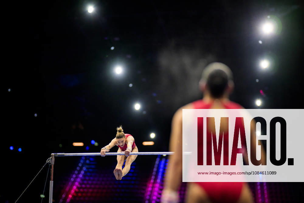 Alice Kinsella of Great Britain at a women’s podium training session during day -1 of the 2026 Artistic Gymnastics World Championships on October 16, 2026 in Rotterdam. Photo: Joel Marklund BILDBYRÅN kod JM JM0858 bbeng artistisk gymnastik artistic gymnastics gymnastik-vm vm artistic gymnastics world championships dam