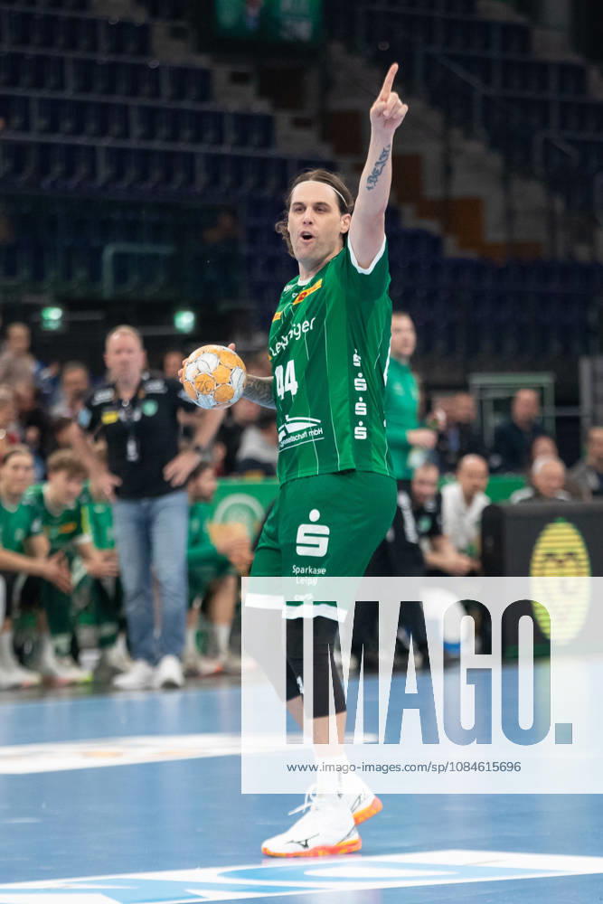Handball, HBL2: SC DHfK Leipzig - ASV Hamm-Westfalen; 16.10.2026 Dean Bombac (44, SC DHfK Leipzig). Handball, 2. Bundesliga, Saison 2026 2027, 8. Spieltag: SC DHfK Leipzig vs. ASV Hamm-Westfalen am 16.10.2026 in der Quarterback Immobilien Arena Leipzig.