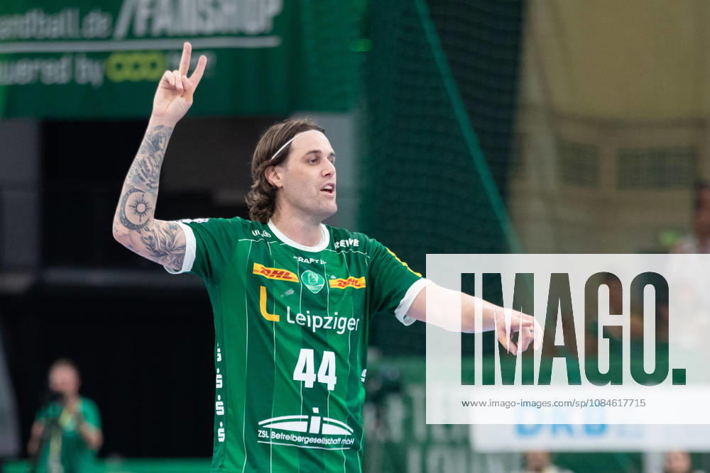 Handball, HBL2: SC DHfK Leipzig - ASV Hamm-Westfalen; 16.10.2026 Dean Bombac (44, SC DHfK Leipzig). Handball, 2. Bundesliga, Saison 2026 2027, 8. Spieltag: SC DHfK Leipzig vs. ASV Hamm-Westfalen am 16.10.2026 in der Quarterback Immobilien Arena Leipzig.