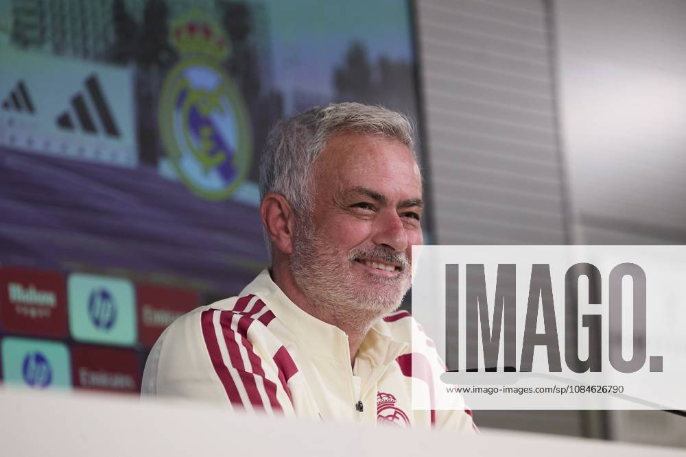 Coach Jose Mourinho (Real Madrid CF) attends a press conference, PK, Pressekonferenz on the eve of the LaLiga EA SPORTS 2026 2027 match between Real Madrid CF and Sevilla FC..Real Madrid CF is holding its final training session and press conference ahead of its ninth LaLiga game. LaLiga EA SPORTS 2026 2027 - Real Madrid CF Press Conference And Training Session In Madrid, Spain - 17 Oct 2026 - ZUMAs197 20261017_aaa_s197_035
