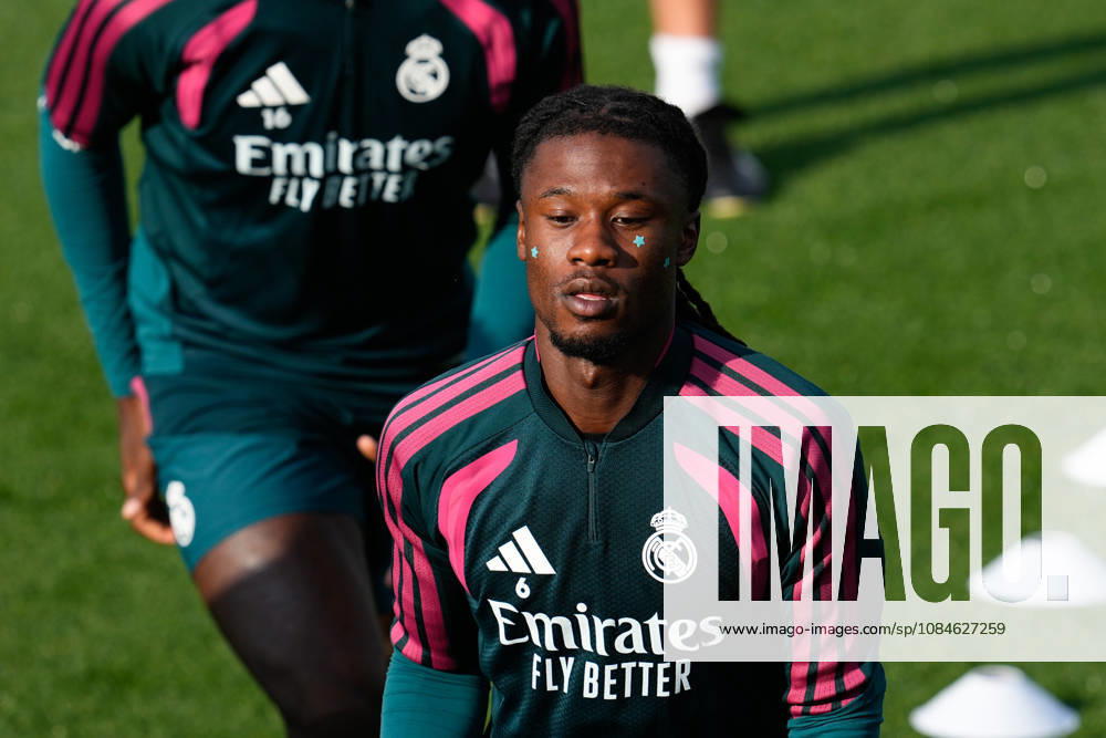 Eduardo Camavinga during the training day of Real Madrid ahead the Spanish League, LaLiga EA Sports, football match against Sevilla FC at Ciudad Deportiva Real Madrid on October 17, 2026, in Valdebebas, Madrid, Spain. Real Madrid Training And press conference, PK, Pressekonferenz - LaLiga Ea Sports - ZUMAa181 20261017_zaa_a181_053