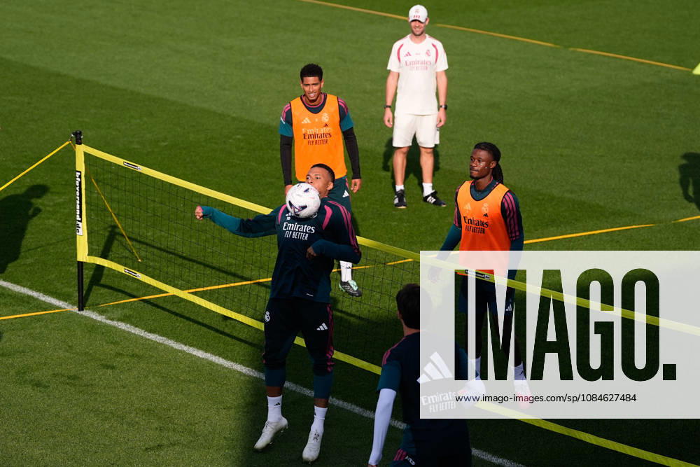 Kylian Mbappe during the training day of Real Madrid ahead the Spanish League, LaLiga EA Sports, football match against Sevilla FC at Ciudad Deportiva Real Madrid on October 17, 2026, in Valdebebas, Madrid, Spain. Real Madrid Training And press conference, PK, Pressekonferenz - LaLiga Ea Sports - ZUMAa181 20261017_zaa_a181_056