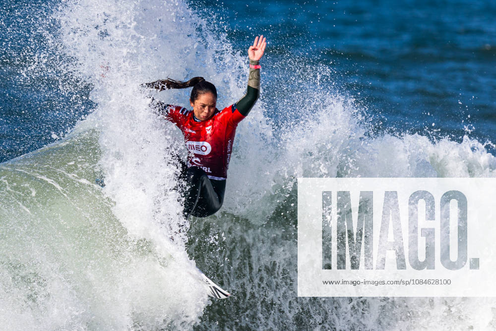 Bettylou Sakura Johnson during the Meo Rip Curl Pro Portugal at Praia dos Supertubos on October 17, 2026 in Peniche, Portugal. Peniche Portugal - ZUMAs391 20261017_znp_s391_002
