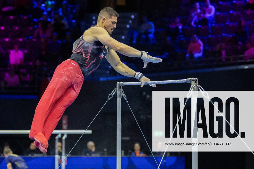 2026-10-17 Artistic Gymnastics World Championships 2026 - Day 1 ROTTERDAM, NETHERLANDS - OCTOBER 17: Luciano Letelier of Chile competes during Day 1 of the Artistic Gymnastics World Championships 2026 at Rotterdam Ahoy on October 17, 2026 in Rotterdam, Netherlands. Rotterdam Rotterdam Ahoy Netherlands Content not available for redistribution in The Netherlands directly or indirectly through any third parties.