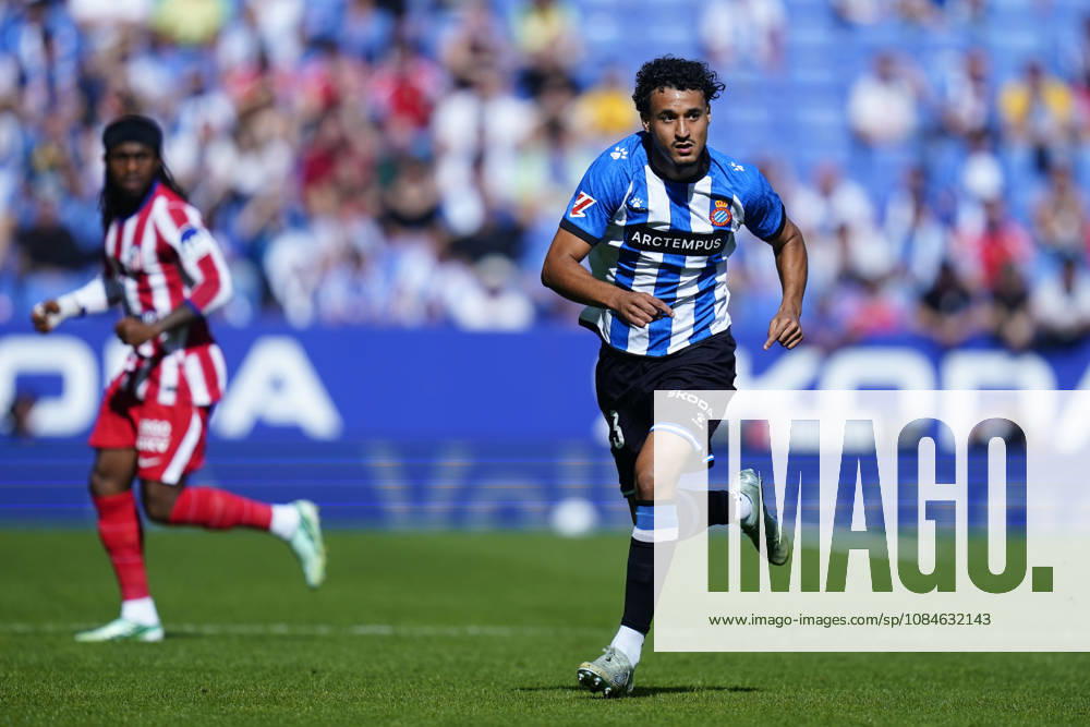ESP: RCD Espanyol - Atletico de Madrid. La Liga EA Sports. Matchday 9 Omar El Hilali of RCD Espanyol during the La Liga EA Sports match between RCD Espanyol and Atletico de Madrid played at RCDE Stadium on October 17, 2026 in Barcelona, Spain. kpng