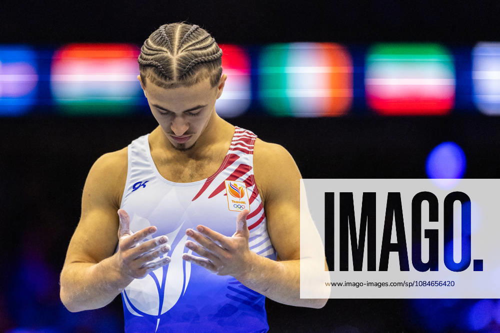 2026-10-17 Artistic Gymnastics World Championships 2026 - Day 1 ROTTERDAM, NETHERLANDS - OCTOBER 17: Amine Abaidi of Netherlands competes during Day 1 of the Artistic Gymnastics World Championships 2026 at Rotterdam Ahoy on October 17, 2026 in Rotterdam, Netherlands. Rotterdam Rotterdam Ahoy Netherlands Content not available for redistribution in The Netherlands directly or indirectly through any third parties.